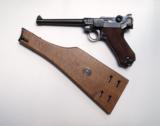 1916 DWM NAVY GERMAN LUGER WITH # STOCK - 1 of 13