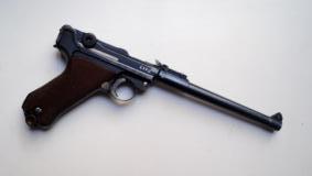 1917 DWM MILITARY ARTILLERY GERMAN LUGERRIGW/ MATCHING # STOCK & MAGAZINE - 5 of 13