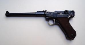 1917 DWM MILITARY ARTILLERY GERMAN LUGERRIGW/ MATCHING # STOCK & MAGAZINE - 1 of 13