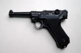 42 BYF NAZI BLACK WIDOW GERMAN LUGER W/ ORIGINAL NAZI AMMO - 2 of 9