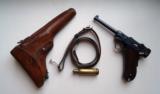 1906 DWM SWISS MILITARY GERMAN LUGER RIG - 1 of 13