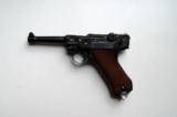 1939 CODE 42 NAZI GERMAN LUGER RIG W/ 2 MATCHING # MAGAZINE - 2 of 11