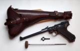 1918 ERFURT ARTILLERY MILITARY GERMAN LUGER RIG W/ MATCHING NUMBERED MAGAZINE - 1 of 12