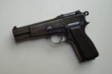 BROWNING (]FABRIQUE NATIONALE) NAZI MARKED P35 HI POWER RIG / TANGENT SITE - 3 of 9