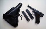 1939 CODE 42 NAZI GERMAN LUGER RIG W/ 2 MATCHING # MAGAZINE - 1 of 10