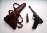 1900 DWM SWISS MILITARY LUGER RIG WITH ORIGINAL CLEANING KIT - 1 of 11