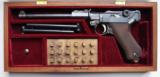 A.F. STOEGER AMERICAN EAGLE ARTILLERY LUGER WITH DISPLAY CASE - 2 of 13