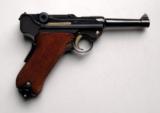MAUSER (INTERARMS) AMERICAN EAGLE GERMAN LUGER WITH CASE - MINT - 6 of 9