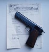 COLT MODEL 1905 .45 AUTOMATIC PISTOL - MINT- WITH FACTORY LETTER - 1 of 9