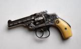 SMITH & WESSON NEW DEPARTURE MODEL ENGRAVED.32 SAFETY HAMMERLESS 1ST MODEL - COLLECTOR CONDITION - 3 of 10