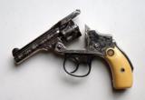 SMITH & WESSON NEW DEPARTURE MODEL ENGRAVED.32 SAFETY HAMMERLESS 1ST MODEL - COLLECTOR CONDITION - 6 of 10