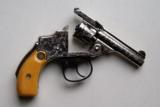 SMITH & WESSON NEW DEPARTURE MODEL ENGRAVED.32 SAFETY HAMMERLESS 1ST MODEL - COLLECTOR CONDITION - 7 of 10