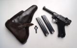 41 BYF BLACK WIDOW GERMAN LUGER RIG / WITH 2 MATCHING # MAGAZINE - 1 of 10
