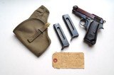 1938 BERETTA MILITARY PISTOL WITH BRING BACK TAG - 1 of 10
