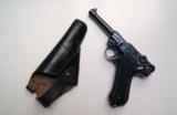 41 BYF NAZI BLACK WIDOW GERMAN LUGER WITH SPECIAL NAZI HOLSTER - 1 of 11