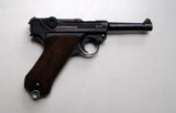 1940 CODE 42 NAZI GERMAN LUGER RIG WITH 2 MATCHING # MAGAZINES AND BRING BACK PAPERS - 5 of 14