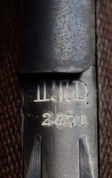 1906 DWM NAVY 1ST ISSUE GERMAN LUGER WITH UNIT MARKINGS - 6 of 8