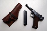 1937 S/42 NAZI GERMAN LUGER WITH HOLSTER - 1 of 9