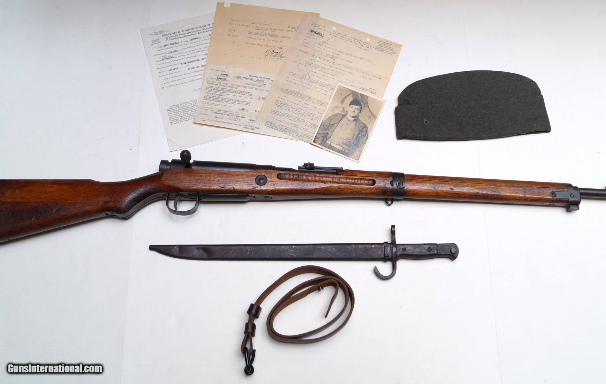 ARISAKA TYPE 99 USMC VET BRINGBACK WWII WITH BAYONET