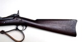 SPRINFIELD U.S M 1873 TRAP DOOR RIFLE WITH ORIGINAL SOCKET BAYONET - 4 of 15