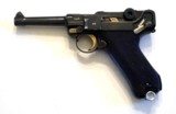 1936 S/42 NAZI GERMAN LUGER RIG WITH 2 MATCHING # MAGAZINES - 3 of 10