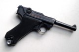 41 BYF "BLACK WIDOW" NAZI GERMAN LUGER RIG WITH 2 MATCHING # MAGAZINES - 6 of 10