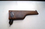 MAUSER MILITARY C96 BROOMHANDLE RED 9 RIG WITH ORIGINAL LEATHER & WOOD HOLSTERS - 3 of 13