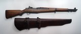 SPRINGFIELD ARMY M1 GARAND WWII RIFLE WITH ORIGINAL WWII LEATHER CARRIER - 1 of 14