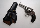 SMITH & WESSON "LEMON SQUEEZER" 1ST MODEL REVOLVER (ANTIQUE) WITH HOLSTER - 1 of 10