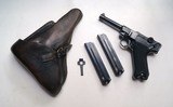 41 BYF "BLACK WIDOW" NAZI GERMAN LUGER RIG - 1 of 9