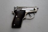 BERETTA MODEL 21A NICKEL FINISH WITH WOOD GRIPS - MINT CONDITION - 6 of 7