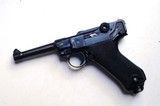 41 BYF "BLACK WIDOW" NAZI GERMAN LUGER RIG WITH 2 MATCHING # MAGAZINES - 4 of 9