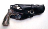 SMITH AND WESSON MODEL 10 WITH SILVER HAND MADE GRIPS - BEAUTIFUL REVOLVER - 10 of 10