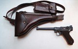 1916 DWM NAVY MILITARY GERMAN LUGER RIG - 1 of 11