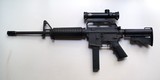 COLT AR 15 MODEL R6450 9MM CARBINE WITH GREEN LABEL BOX AND 4 X 20 SCOPE - 1 of 9