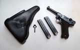 1941 CODE 41 NAZI GERMAN LUGER RIG WITH 2 MATCHING NUMBERED MAGAZINES - 1 of 10