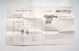 COLT 1908 VEST POCKET WITH ORIGINAL BOX - MANUAL - EXTRA MAGAZINE AND CLEANING TOOL - 3 of 10