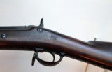 SPRINGFIELD U.S. TRAPDOOR RIFLE MODEL 1878 RIFLE WITH ORIGINAL BAYONET AND SCABBARD - 11 of 15