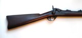 SPRINGFIELD U.S. TRAPDOOR RIFLE MODEL 1878 RIFLE WITH ORIGINAL BAYONET AND SCABBARD - 2 of 15