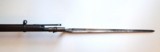 SPRINGFIELD U.S. TRAPDOOR RIFLE MODEL 1878 RIFLE WITH ORIGINAL BAYONET AND SCABBARD - 13 of 15