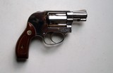 SMITH & WESSON - AIR WEIGHT - SNUB NOSE - MODEL 38 REVOLVER - NICKEL FINISH - 6 of 7