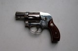 SMITH & WESSON - AIR WEIGHT - SNUB NOSE - MODEL 38 REVOLVER - NICKEL FINISH - 5 of 7