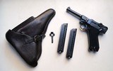 41 BYF "BLACK WIDOW" NAZI GERMAN LUGER RIG - 1 of 9