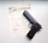 COLT 1905 SEMI AUTOMATIC PISTOL WITH ARCHIVE LETTER - 1 of 9