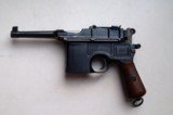 MAUSER C96 BROOMHANDLE LATE POST WAR BOLO PISTOL - HIGH POLISH FINISH - 3 of 12