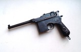 MAUSER MILITARY C96 BROOMHANDLE RED 9 - 3 of 10