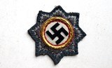 GERMAN CROSS IN GOLD WITH ACTIVE SERVICE CROSS CLOTH VERSION - ORIGINAL - 1 of 2