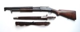 WINCHESTER MODEL 1897 MILITARY TRENCH GUN WITH MILITARY MARKINGS, ORIGINAL BAYONET & SCABBARD & CARRY STRAP - 1 of 13