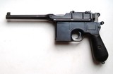 MAUSER WWI MILITARY C96 BROOMHANDLE PISTOL - 1 of 8