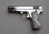 1903 COLT SEMI AUTOMATIC PIST0L - NICKEL WITH PEARL GRIPS - MINT CONDITION - 1 of 7